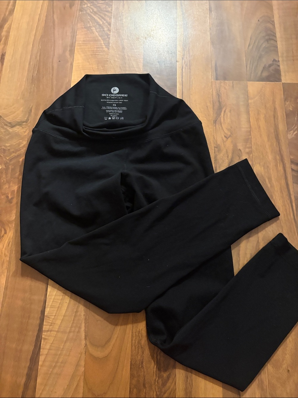 90 Degree By Reflex Black High-Rise Performance Leggings